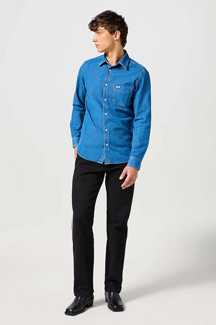 Джинси Wrangler 13MWZ Boot Fit (112358474) Чорний