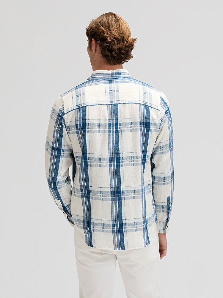 Сорочка LEE Leesure Shirt Regular Fit (112377249) Блакитний