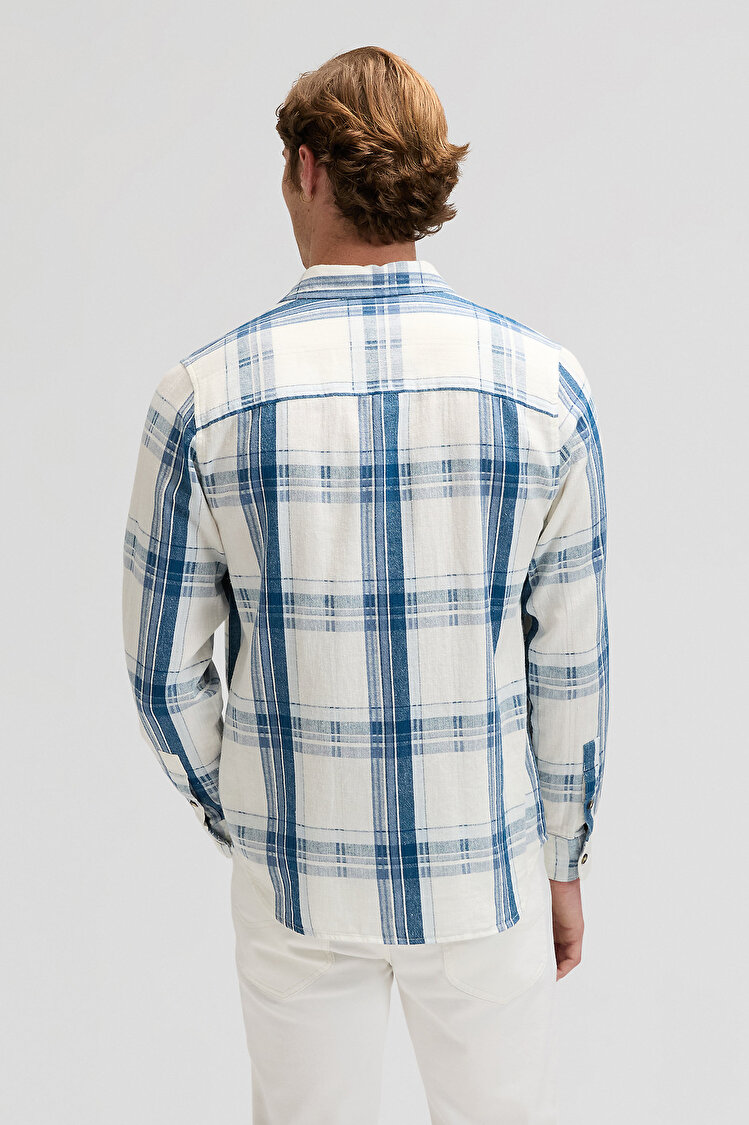 Рубашка LEE Leesure Shirt Regular Fit (112377249) Голубой