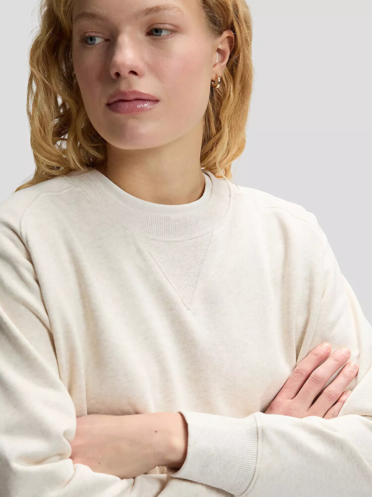 Свитшот LEE RAGLAN CREW SWS Relaxed Fit (112379423) Белый