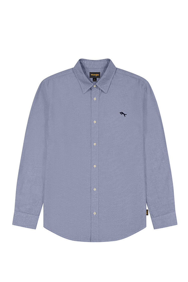 Рубашка Wrangler LS SHIRT Regular Fit (112350481) Голубой