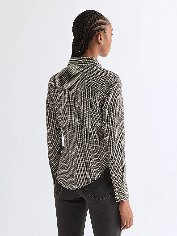 Рубашка Wrangler Western Shirt Slim Fit (112379004) Черный