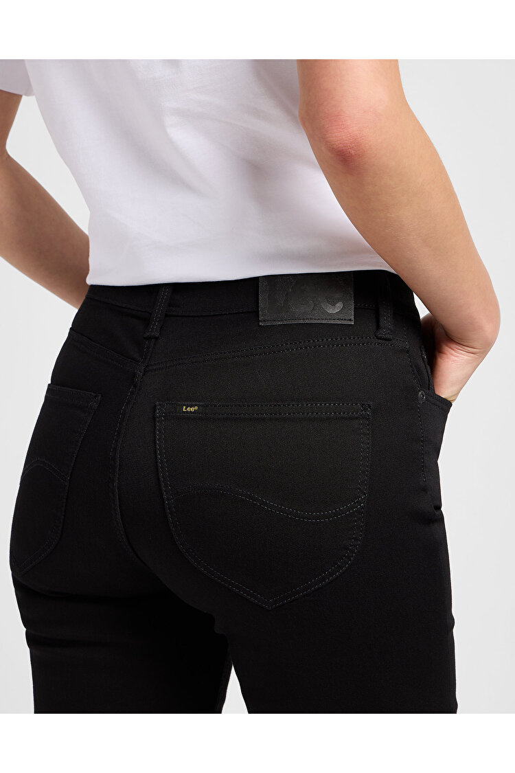 Джинси LEE MARION Regular Fit (112105814) Чорний