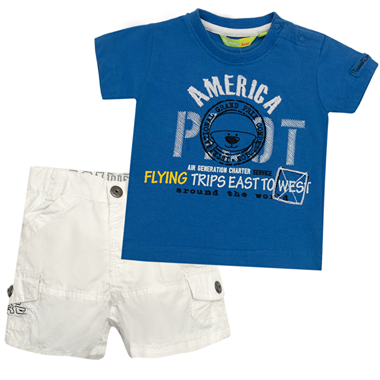 Костюм : Футболка и шорты Losan Mc baby boys (017804703/576) Ярко-синий