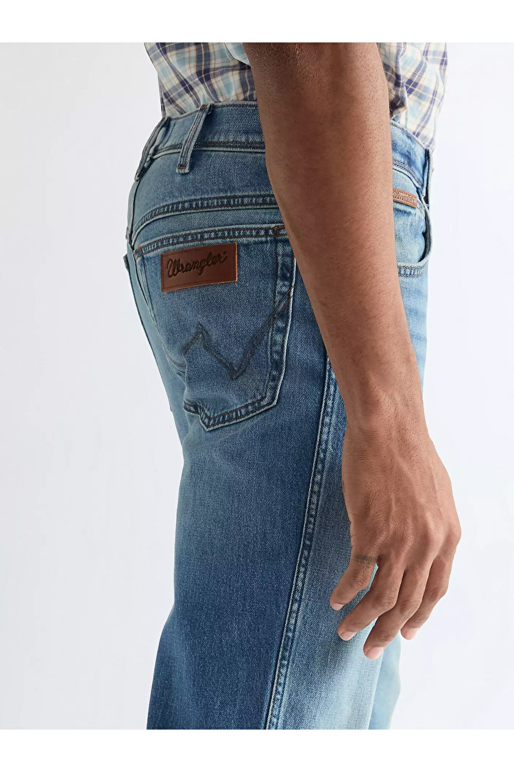 Джинси Wrangler Texas Regular Fit (112378690) Блакитний