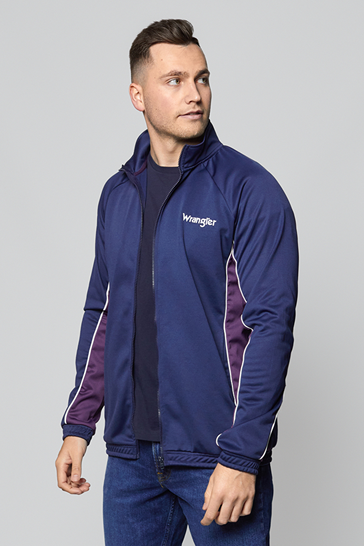 Олимпійка Wrangler Bomber Sweatshirt Regular Fit (W6568GI35) Синій