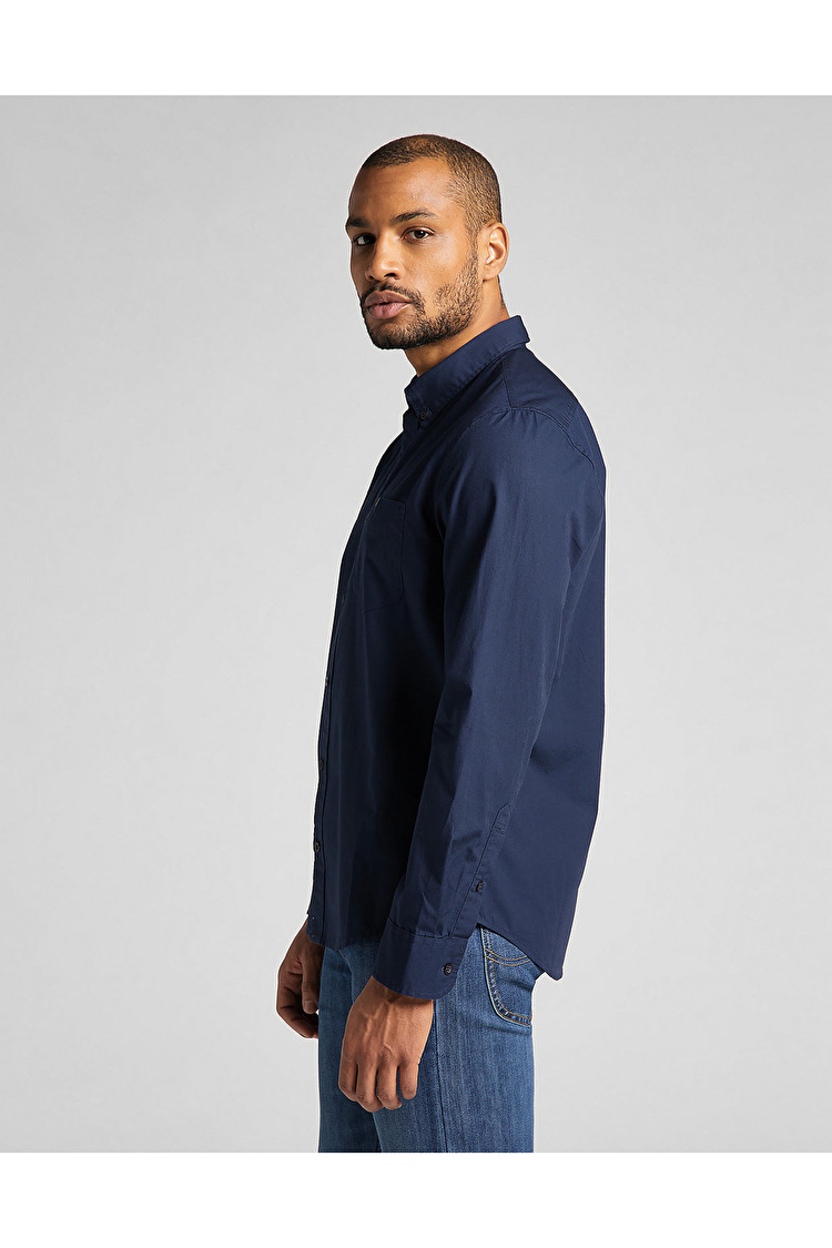 Рубашка LEE Lee Button Down Regular Fit (L880JK35) Темно-синий