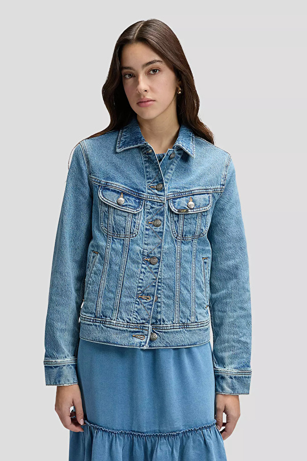 Куртка LEE Rider Jacket Regular Fit (112376956) Блакитний