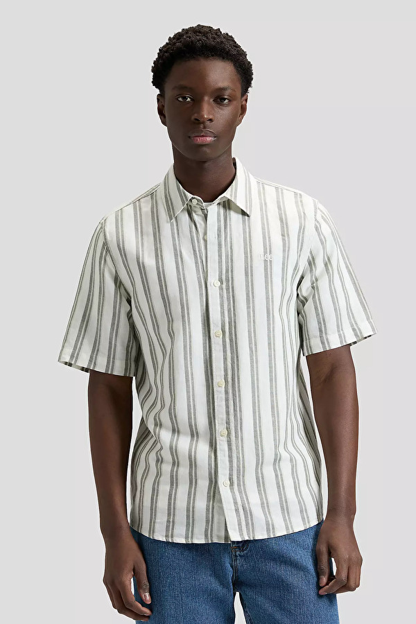 Рубашка LEE SS LEE SHIRT Regular Fit (112376570) Бежевый