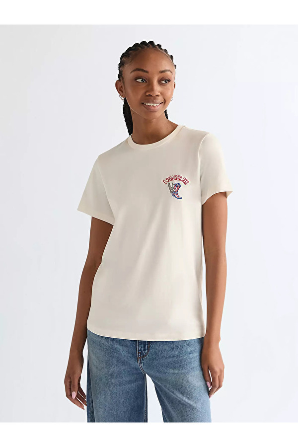 Футболка Wrangler Sign Off Tee Regular Fit () Білий