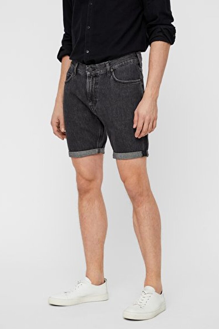 Шорты джинсовые LEE Rider Shorts Slim Fit (L73FGFSL) Черный