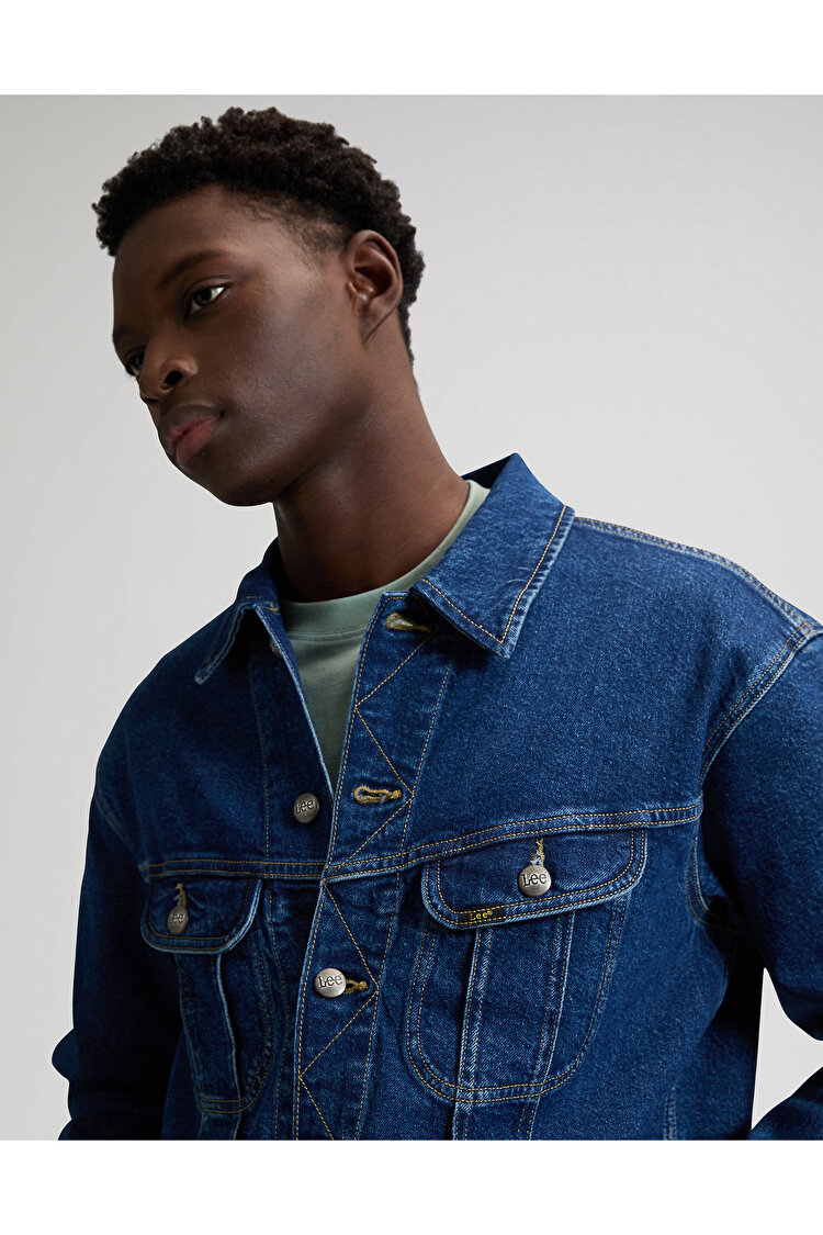 Куртка LEE RELAXED RIDER JACKET Relaxed Fit (112376444) Блакитний