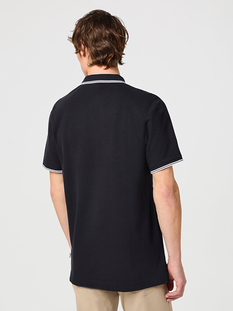 Поло Wrangler Polo shirt (112350404) Чорний