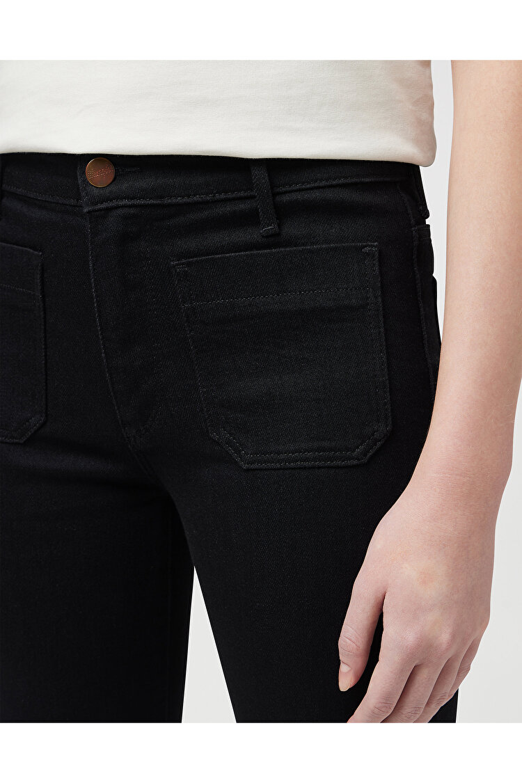 Джинси Wrangler FLARE Flare (112127840) Чорний