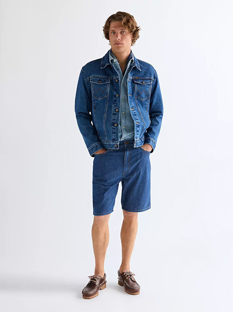 Шорты Wrangler COWBOY SHORTS Regular Fit (112378443) Синий