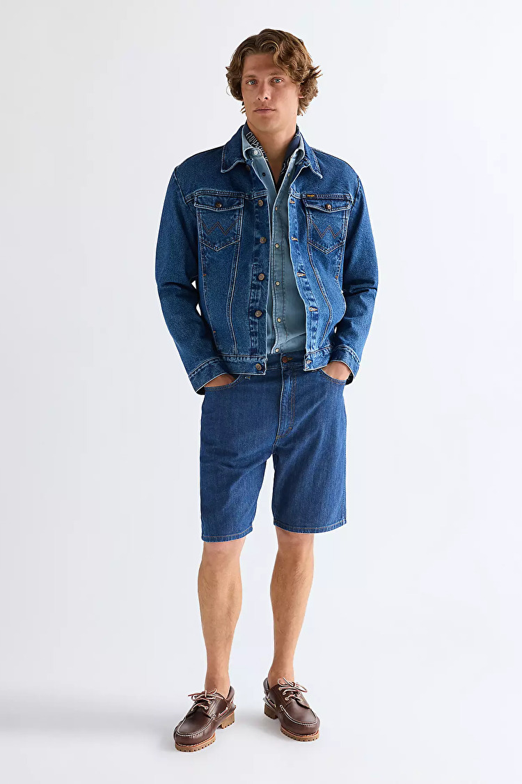 Шорти Wrangler COWBOY SHORTS Regular Fit (112378443) Блакитний