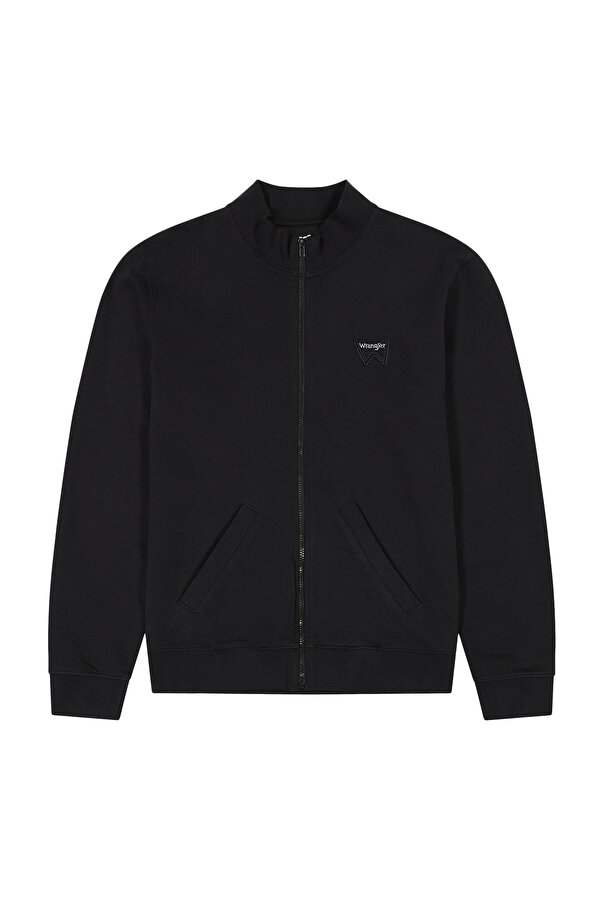 Кофта Wrangler Funnel Neck Zip Regular Fit (112350548) Черный