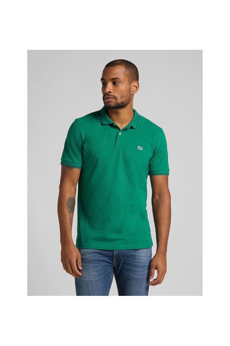 Поло LEE Pique Polo Regular Fit (L61ARLQD) Зеленый