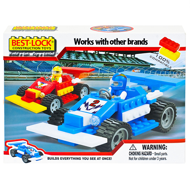 Конструктор Гоночний автомобіль 160 деталей BEST-LOCK (01613)
