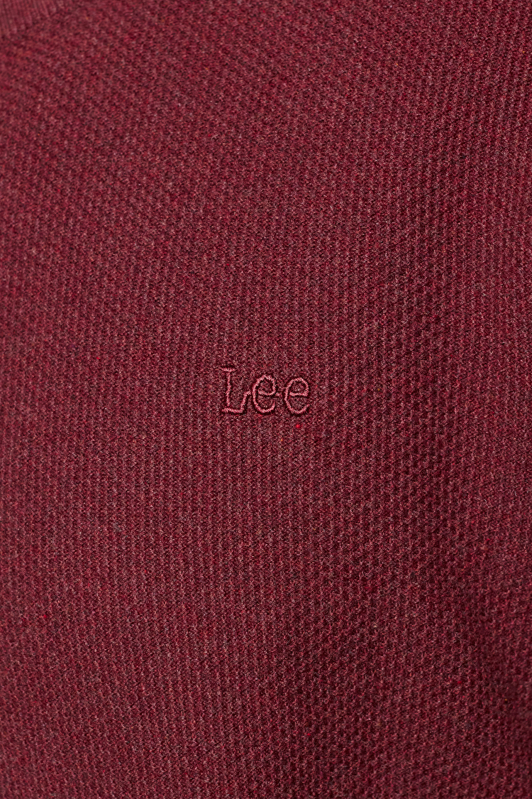 Джемпер LEE Basic Crew Knit Regular Fit (L83IKHTM) Бордовий