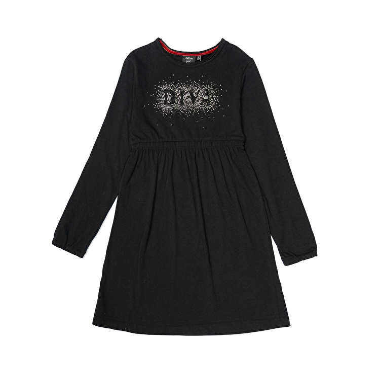 Платье Losan Creem girls (024-7021AB/63) Черный