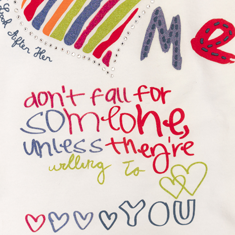 Майка Losan Junior girls (314-1054AB/001) Білий