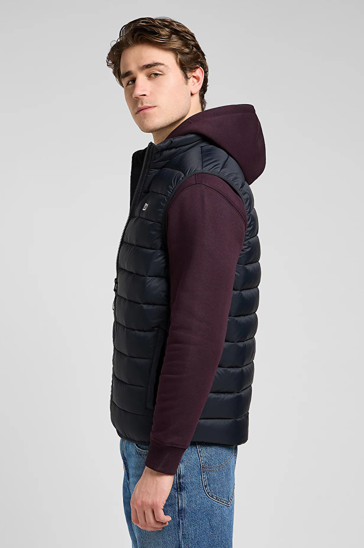Жилет с утеплителем LEE Stand Collar Puffer Vest Regular Fit (112370535) Черный
