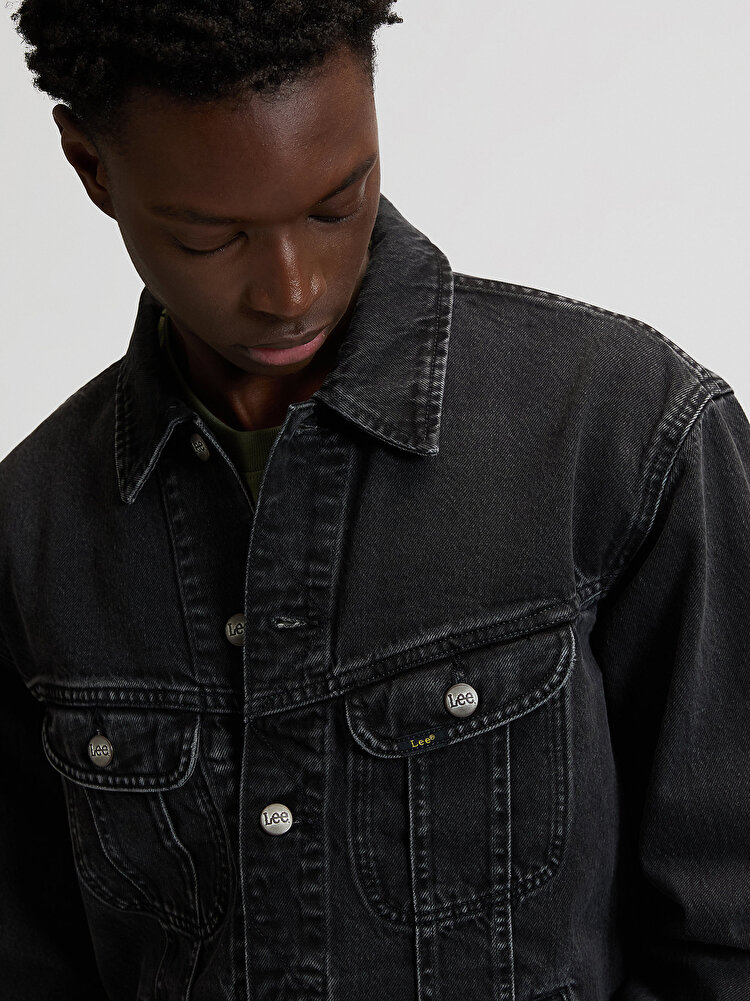 Куртка LEE RELAXED RIDER JACKET Relaxed Fit (112376447) Чорний