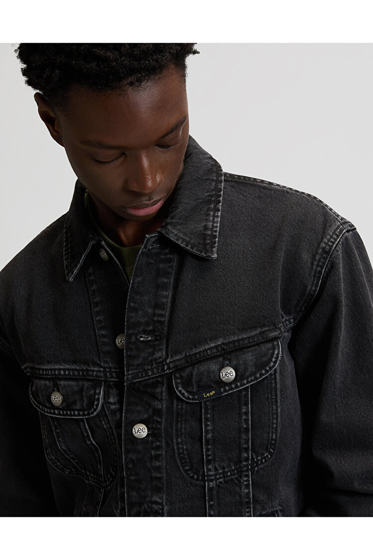 Куртка LEE RELAXED RIDER JACKET Relaxed Fit (112376447) Голубой