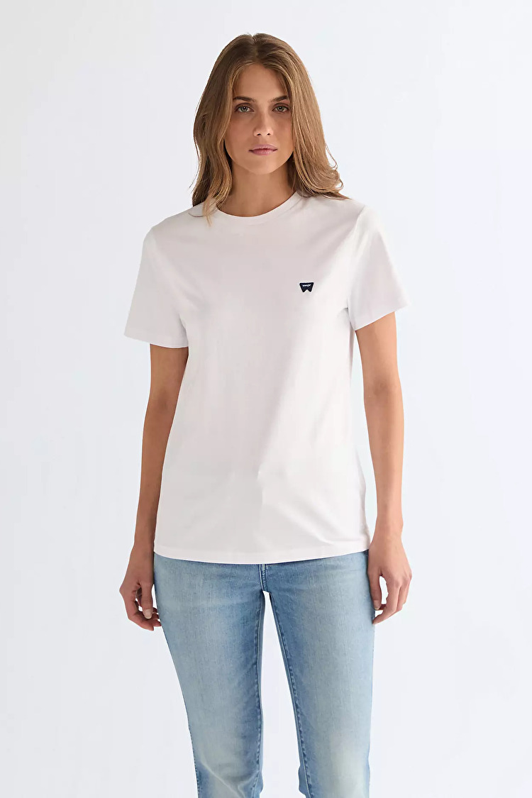 Футболка Wrangler Sign Off Tee Slim Fit (112373024) Білий