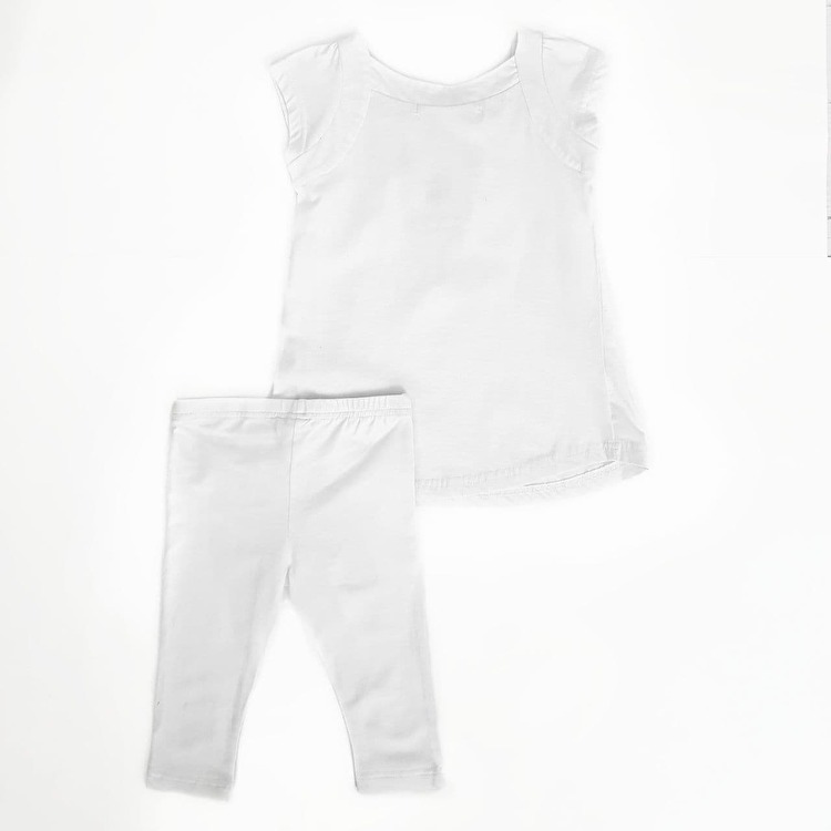 Комплект: Туніка з легінсами Losan Mc baby girls (016802204/001) Білий