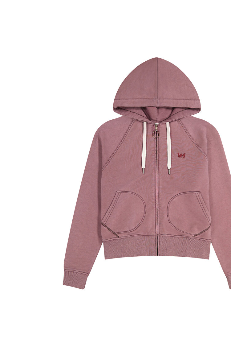 Худі LEE Zip Through Hoodie (112363840) Коричневий