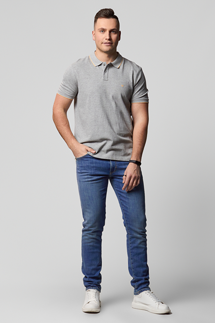 Джинси Wrangler Larston Slim Fit (W18SQA27E) Блакитний