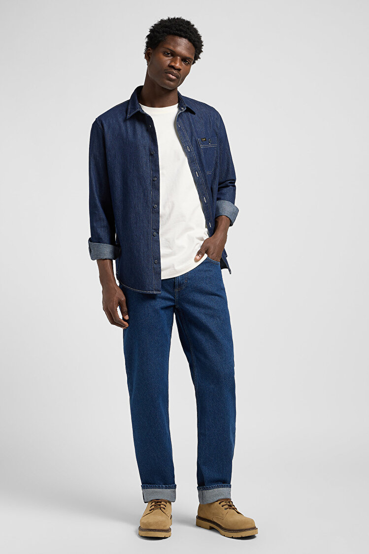 Джинсы LEE WEST Regular Fit (112373312) Синий