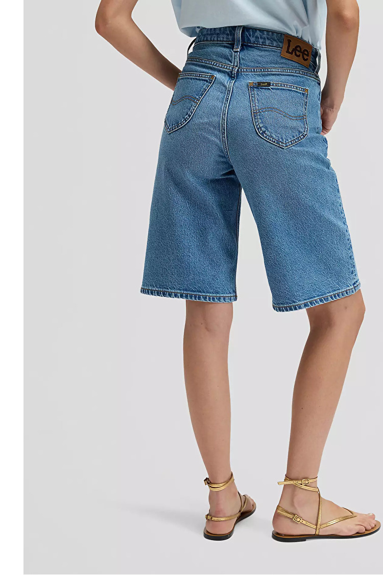 Шорти LEE JORT Relaxed Fit (112376720) Блакитний