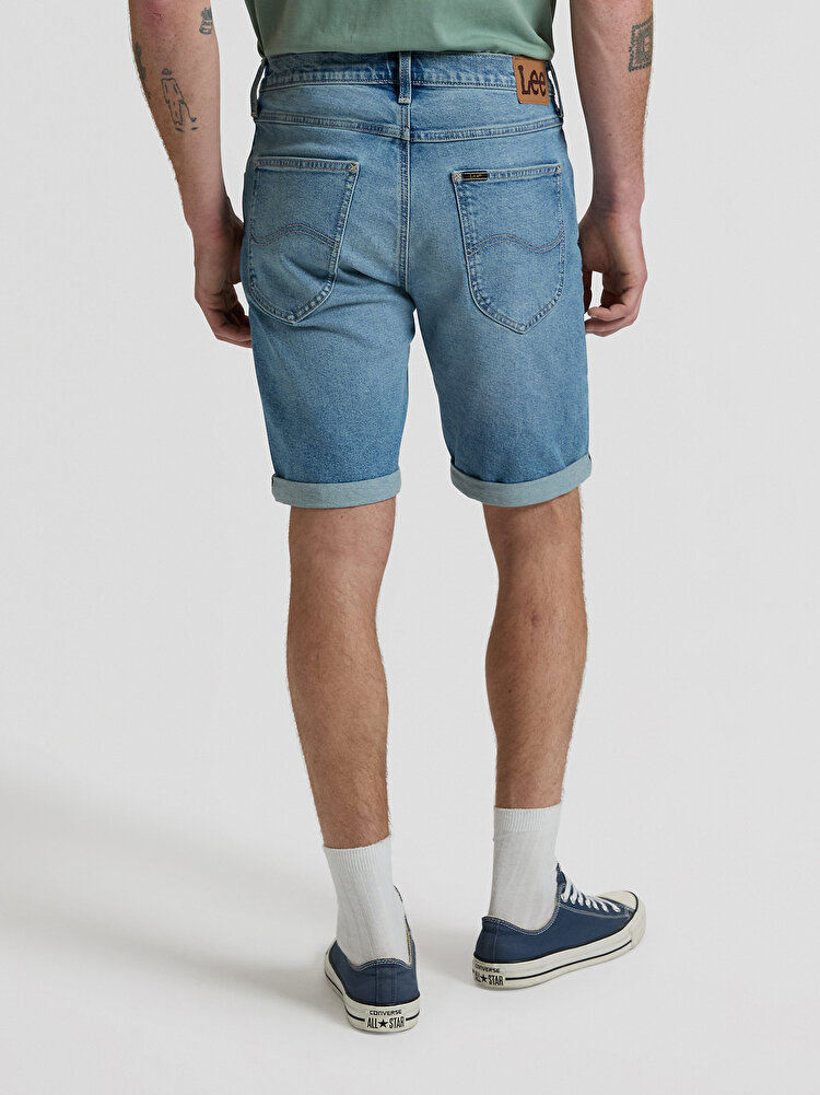 Шорты LEE 5 Pocket Short Regular Fit (112376920) Голубой