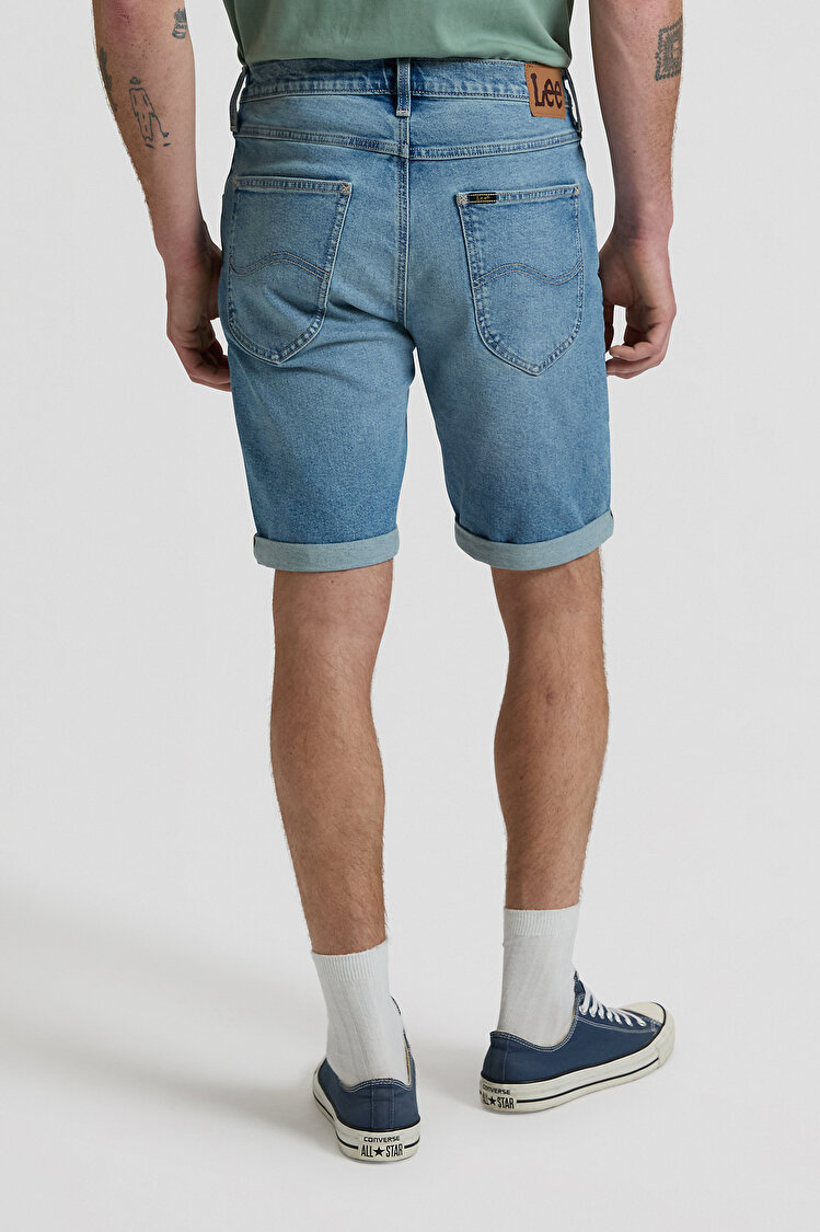 Шорти LEE 5 Pocket Short Regular Fit (112376920) Блакитний