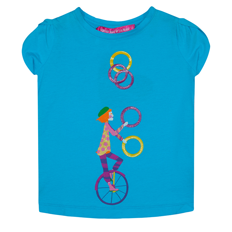 Футболка AGATHA RUIZ DE LA PRADA Agatha baby (7TS2078) Бирюзовый