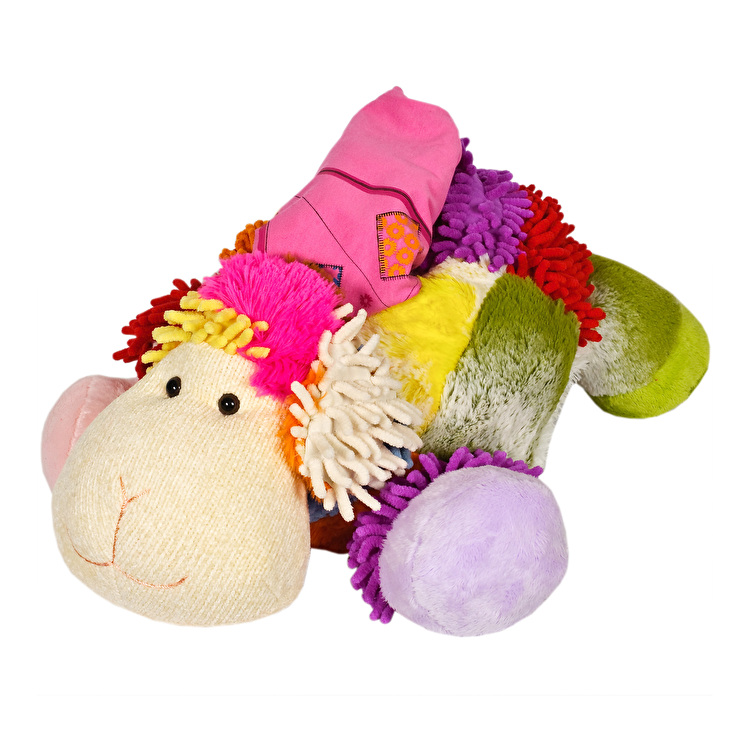 М`яка іграшка Овечка кольорова, лежача 45 см TRUSTY COLLECTION (C17542)