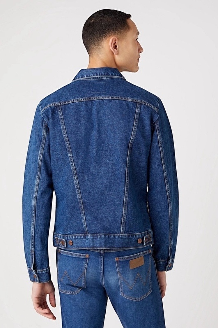 Куртка джинсовая Wrangler 124WJ Icons Regular Fit (W4MJUG925) Голубой