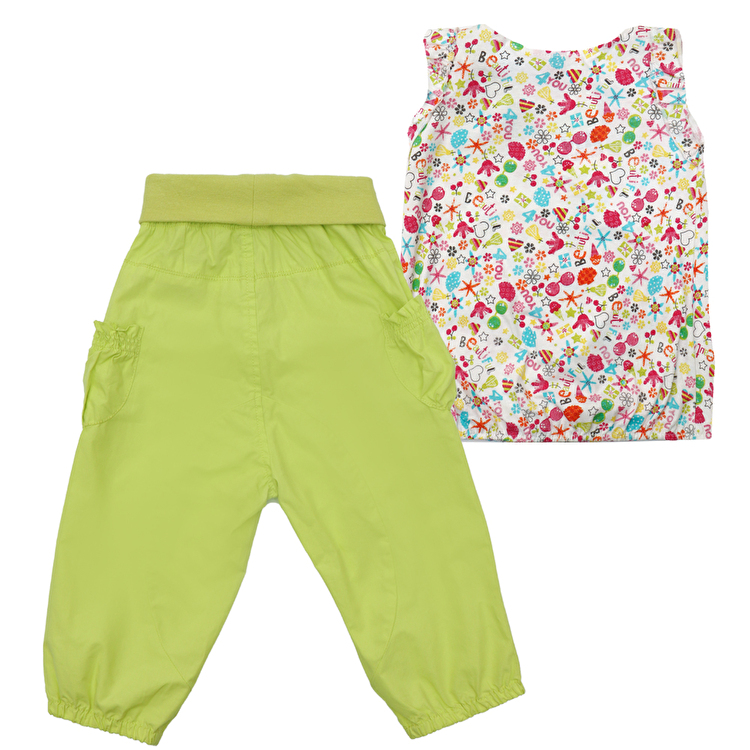 Комплект: Майка та брюки Losan Mc baby girls (016800804/150) Різнокольоровий