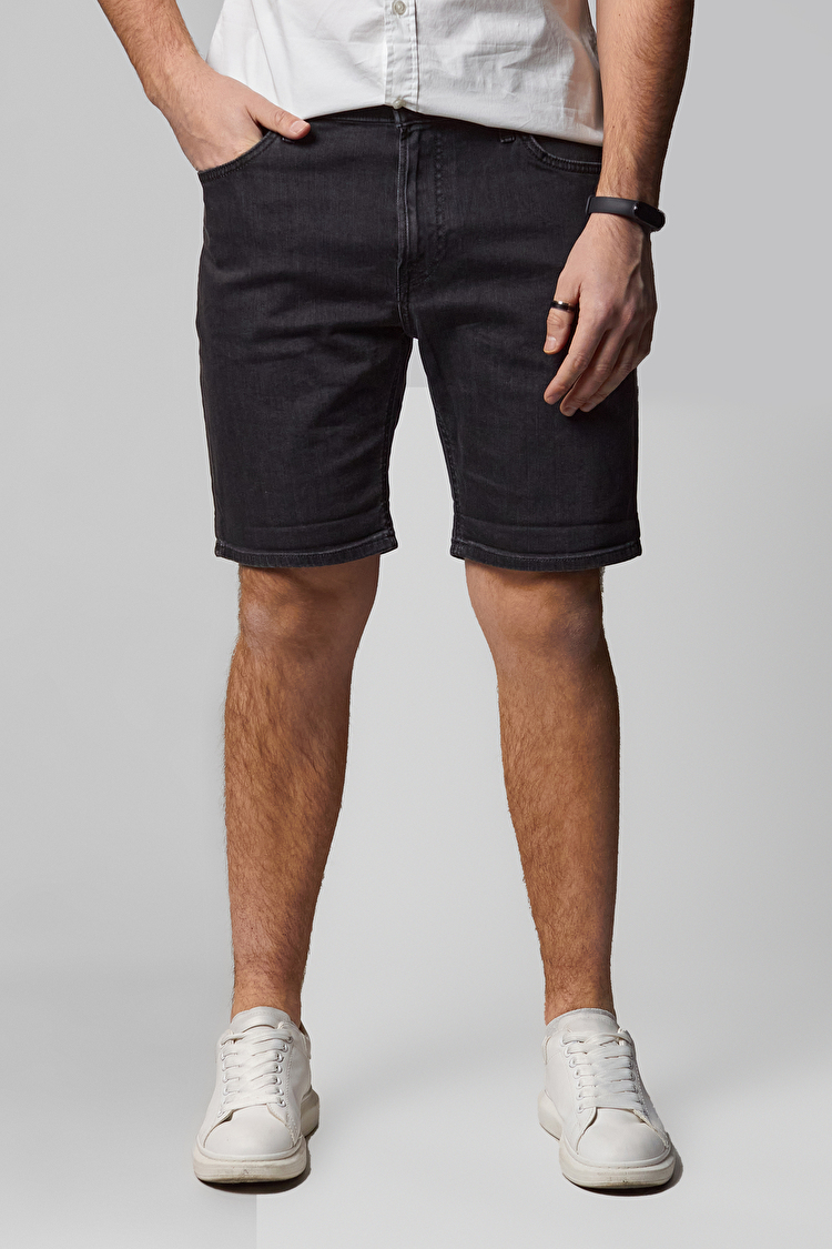 Шорты джинсовые LEE Rider Shorts Slim Fit (L73FNPQH) Черный