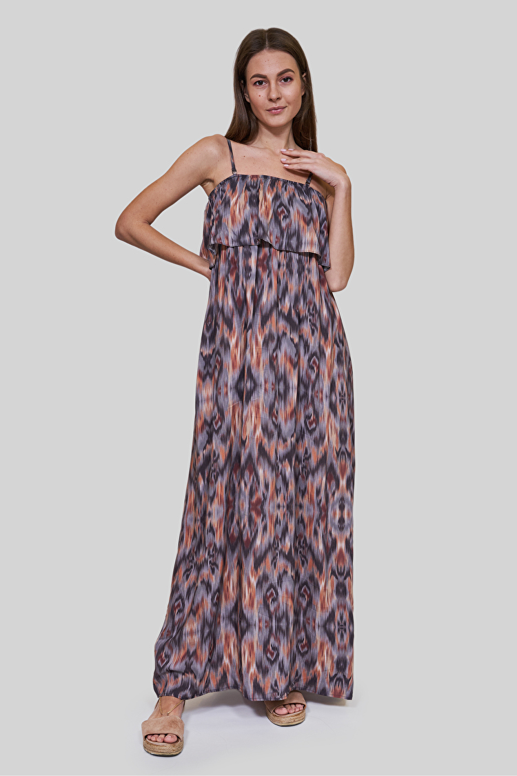 Сарафан довгий Rifle Abito Regular Fit (A70160NC001M11) Коричневий