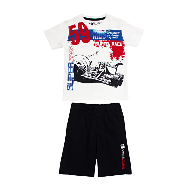 Костюм : Футболка и шорты Losan Kids boys (315-8003AC/001) Белый