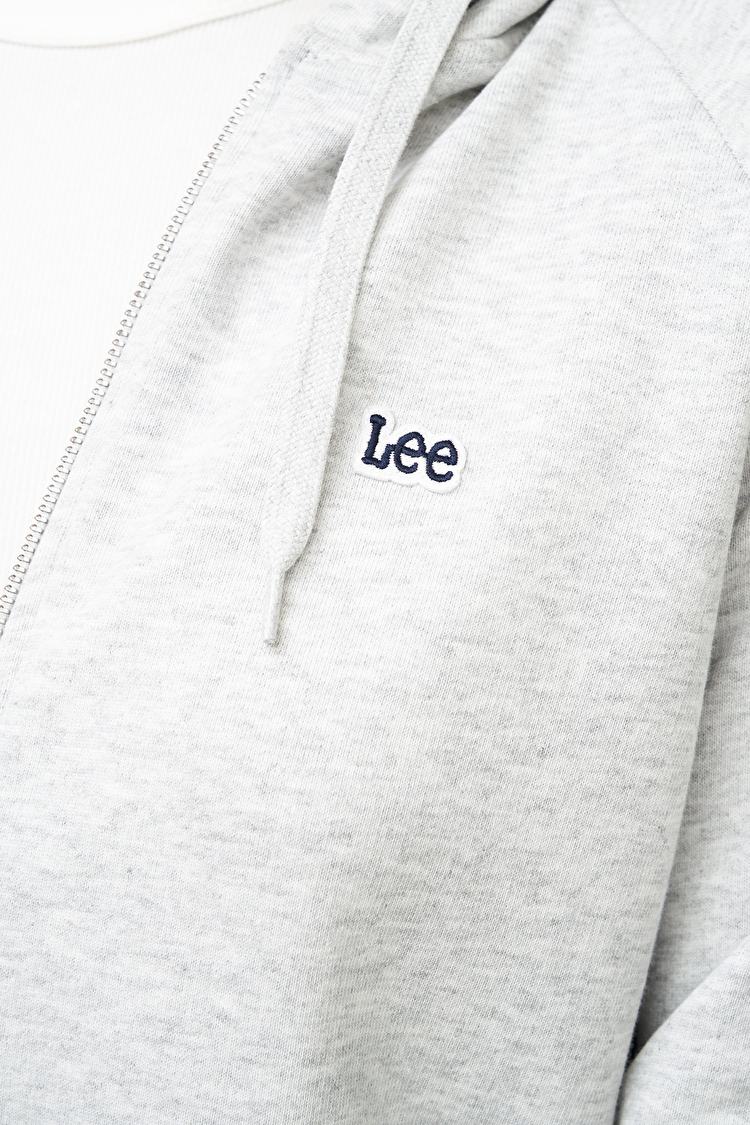 Толстовка LEE Zip Through Hoodie Regular Fit (L53QBR03) Серый
