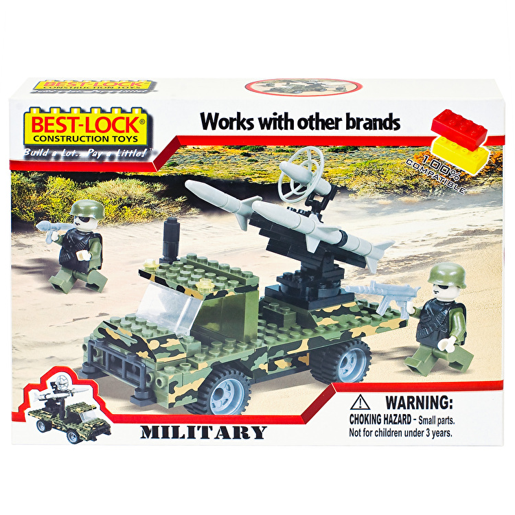 Конструктор Ракетная установка 160 деталей BEST-LOCK (01617)