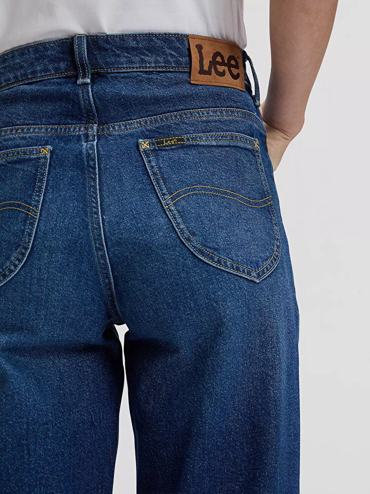 Джинси LEE RIDER LOOSE Loose Fit (112378933) Блакитний
