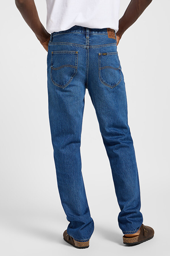 Джинси LEE WEST Regular Fit (112364167) Синій