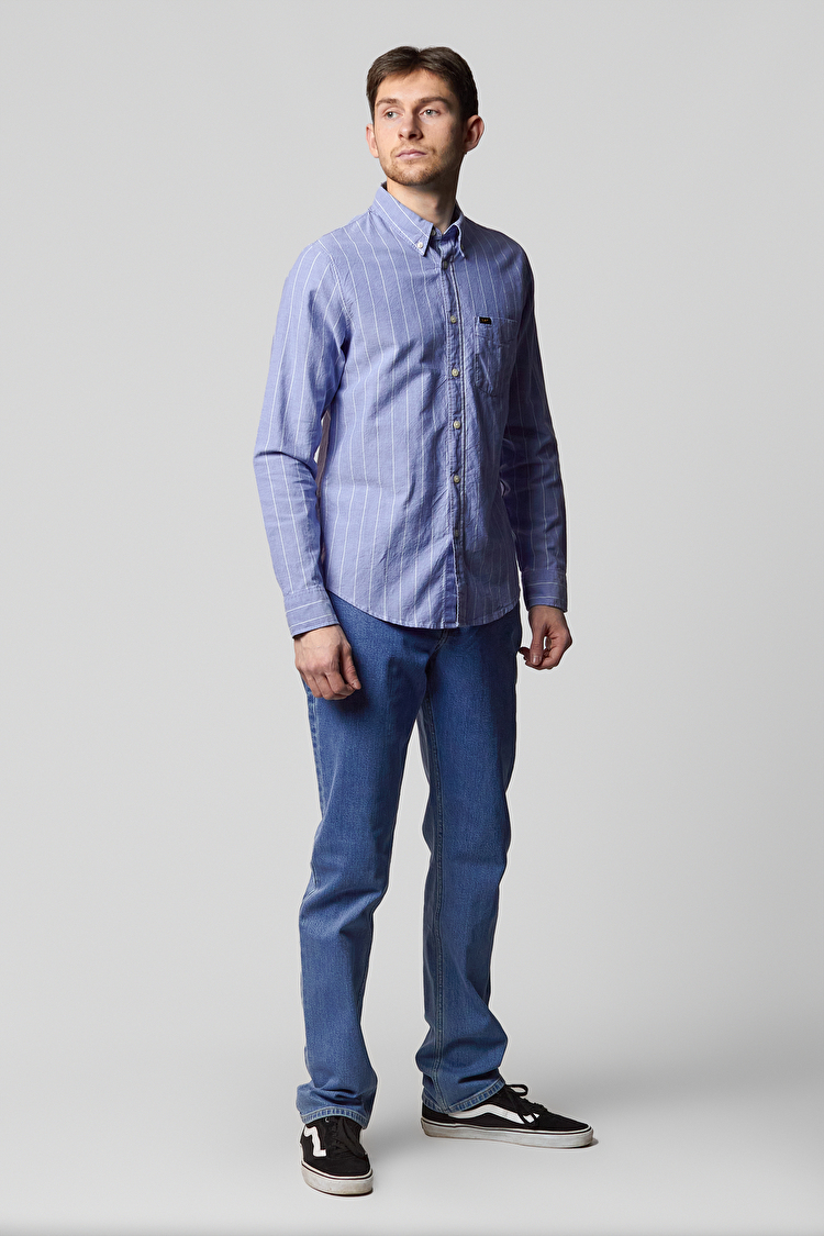 Рубашка LEE Button Down Shirt Regular Fit (L880NCLI) Голубой