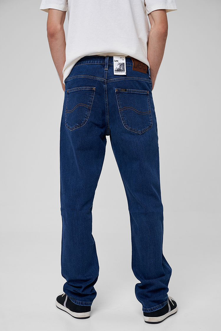 Джинси LEE Brooklyn Straight Regular Fit (L452JXXG) Темно-синій